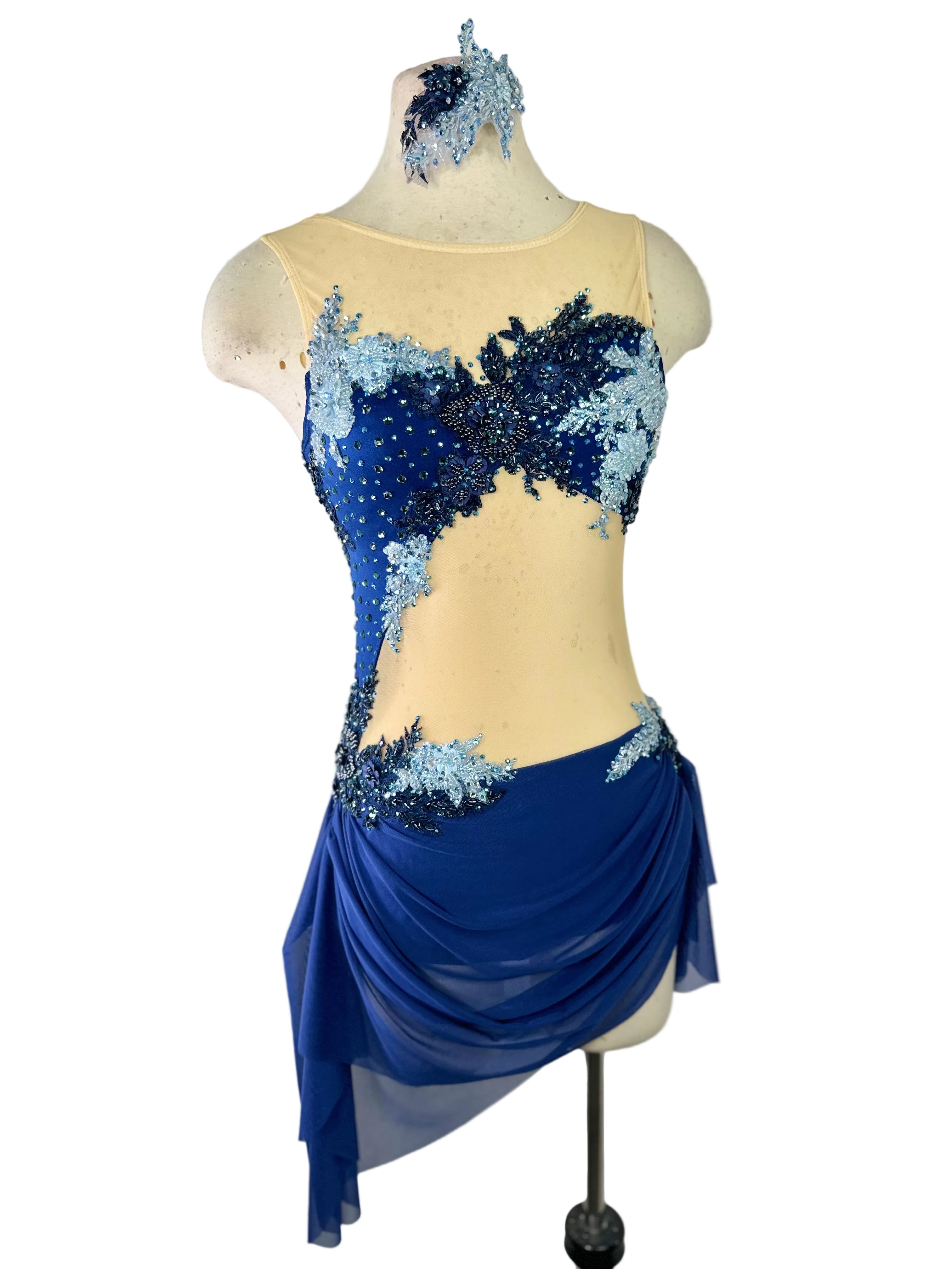 RIVER Navy lyrical dance costume