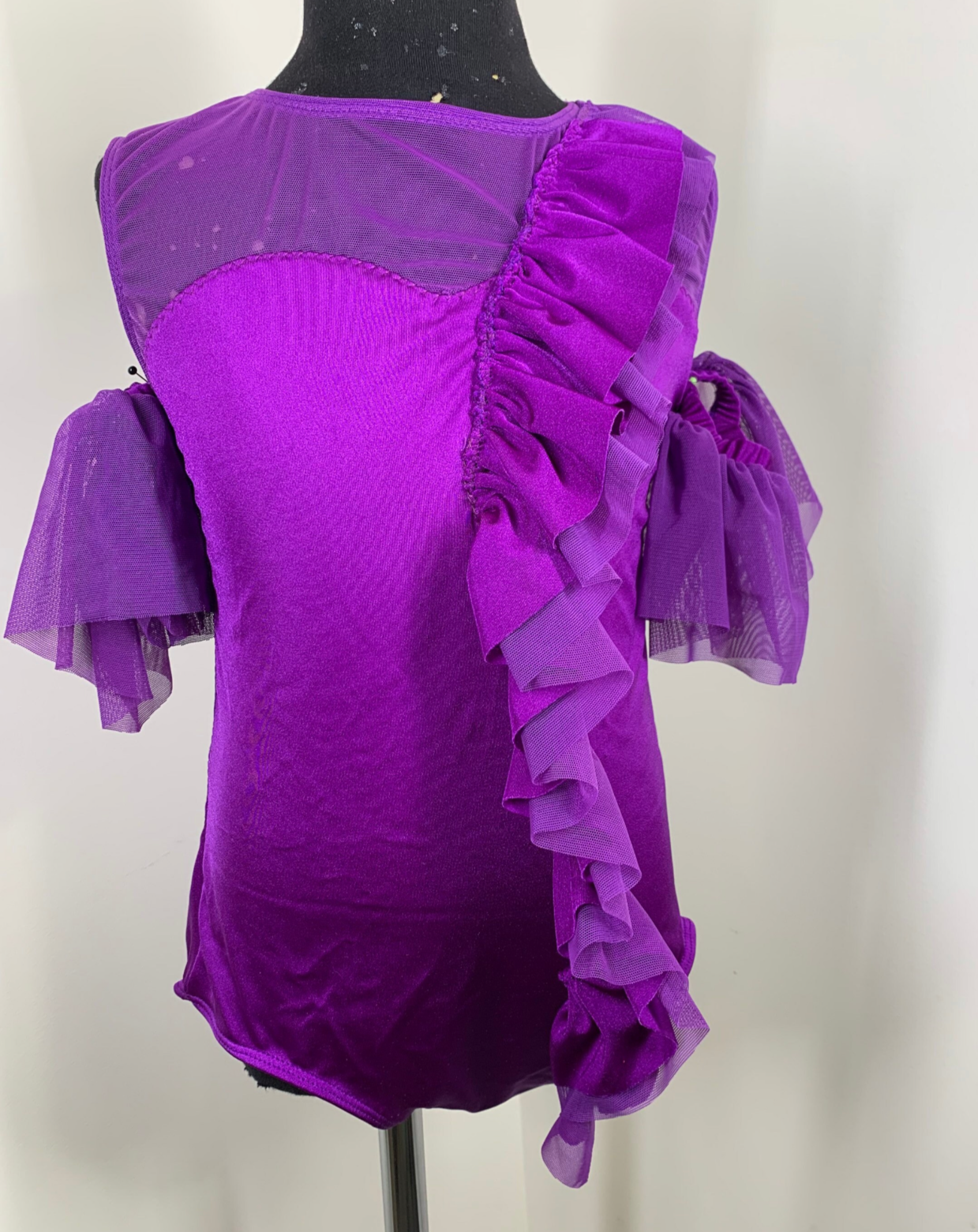 OLIVE Contemporary side ruffle Dance Base Custom Costume