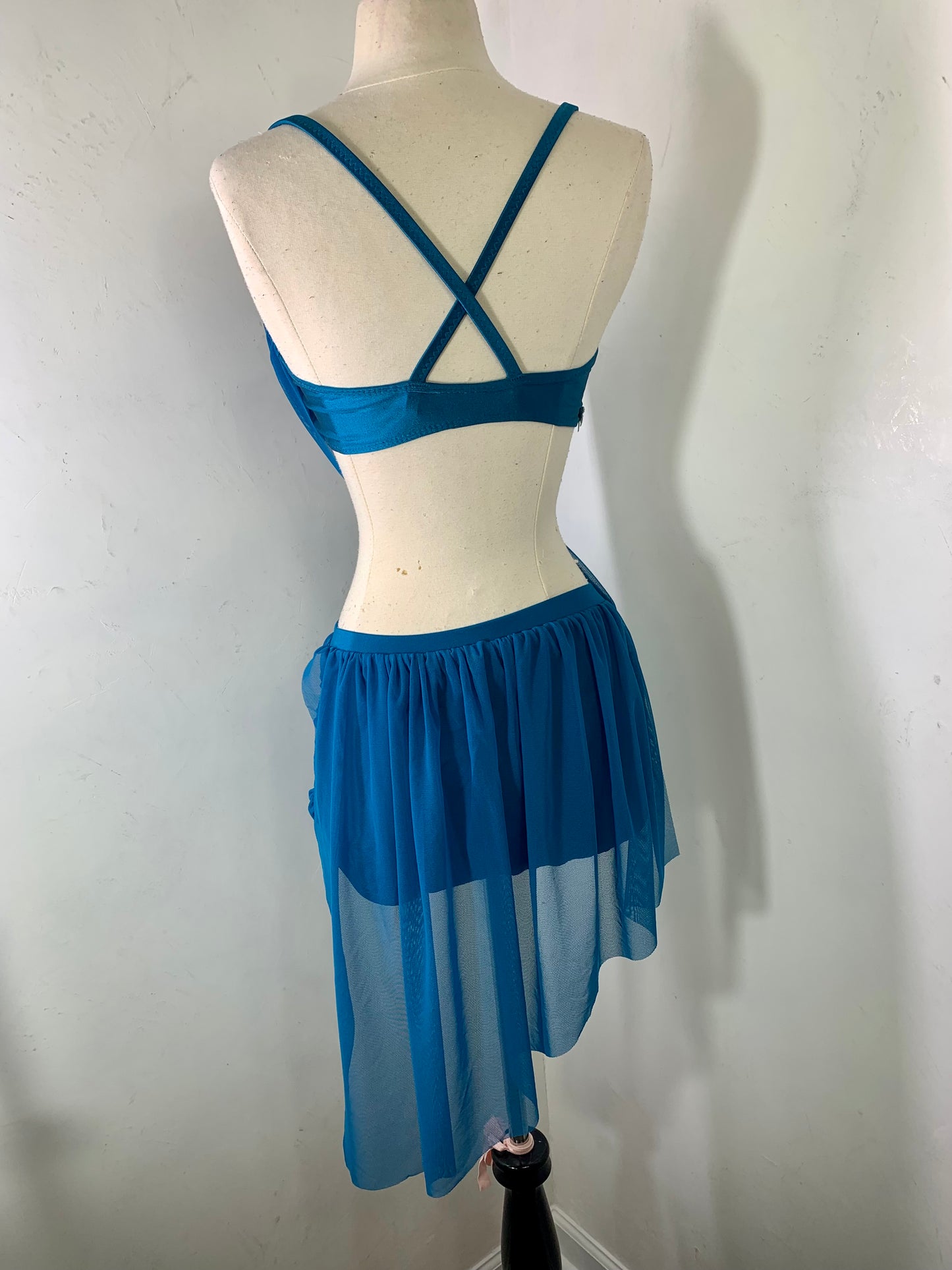 2 pc Lyrical Costume with asymmetrical skirt