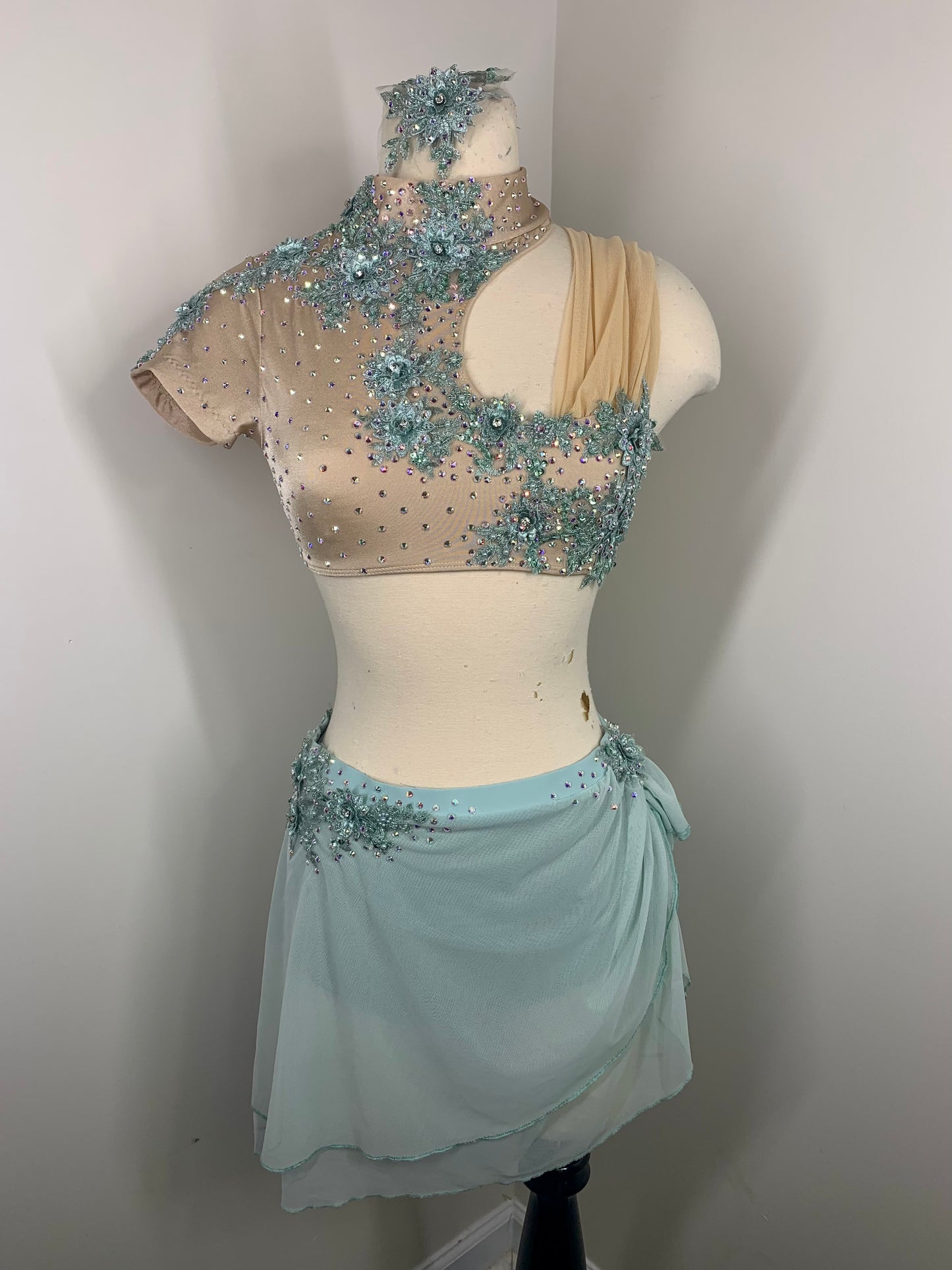 Sage one of a kind dance costume