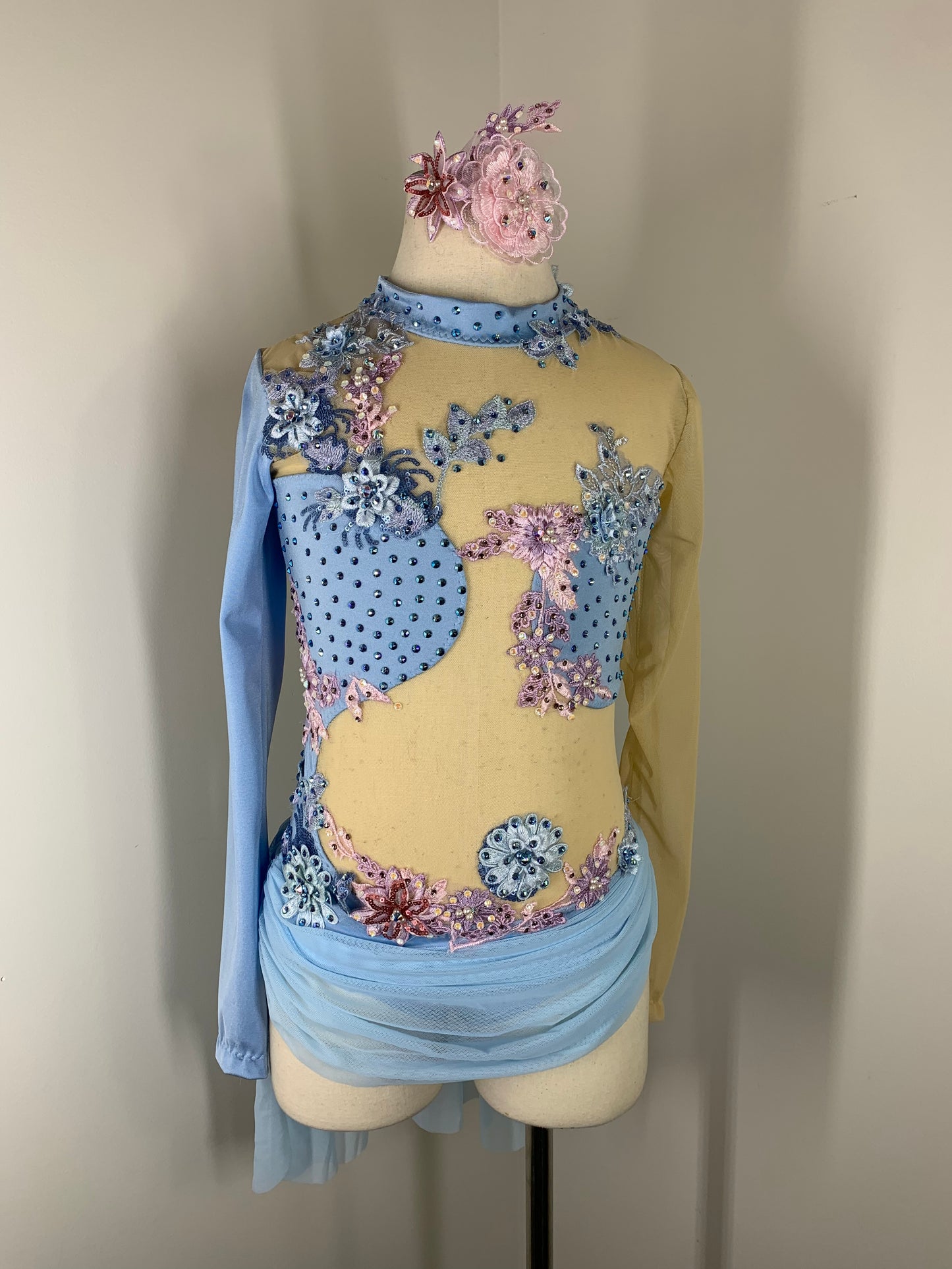 LC pink and blue dance costume