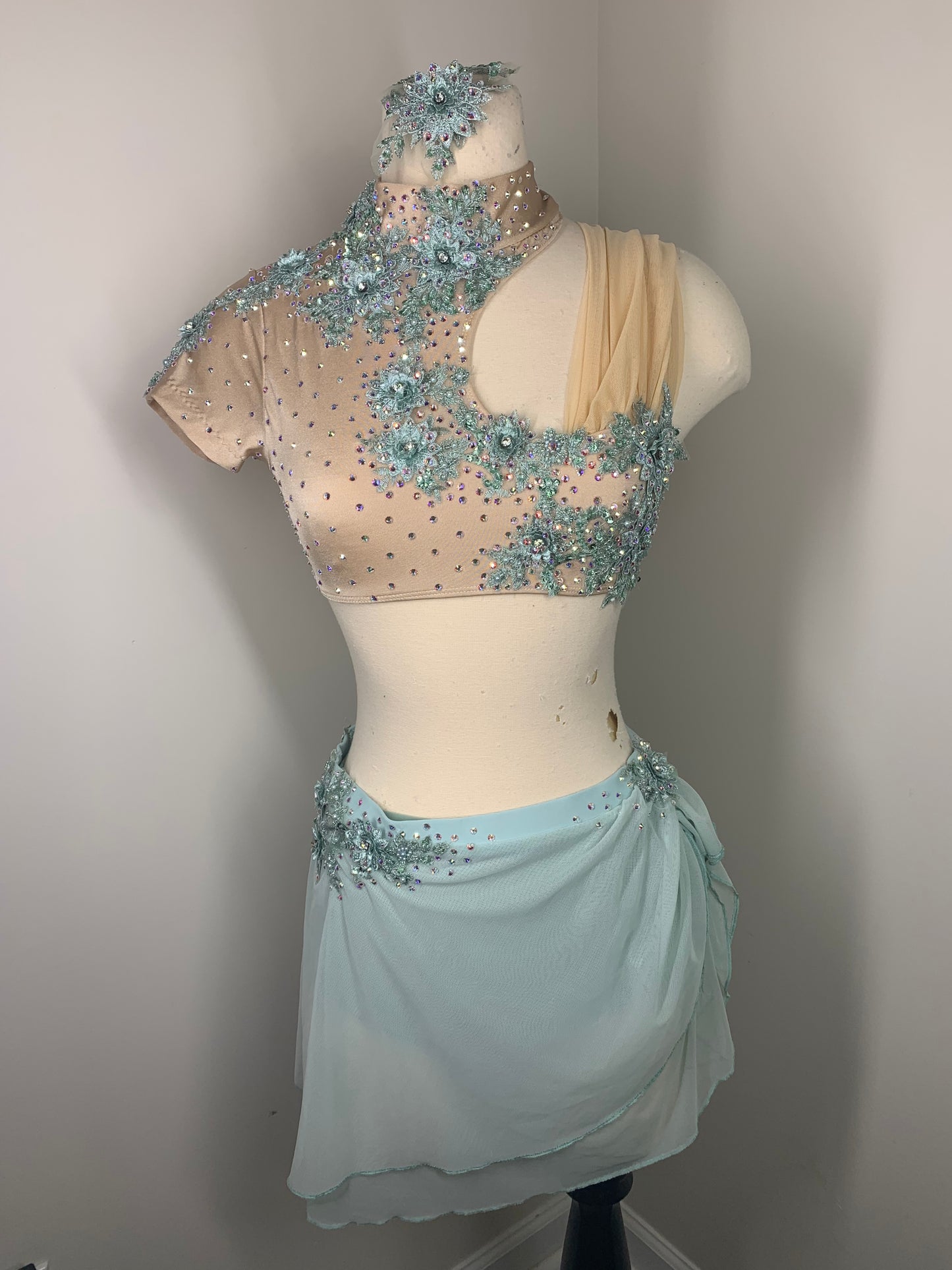Sage one of a kind dance costume