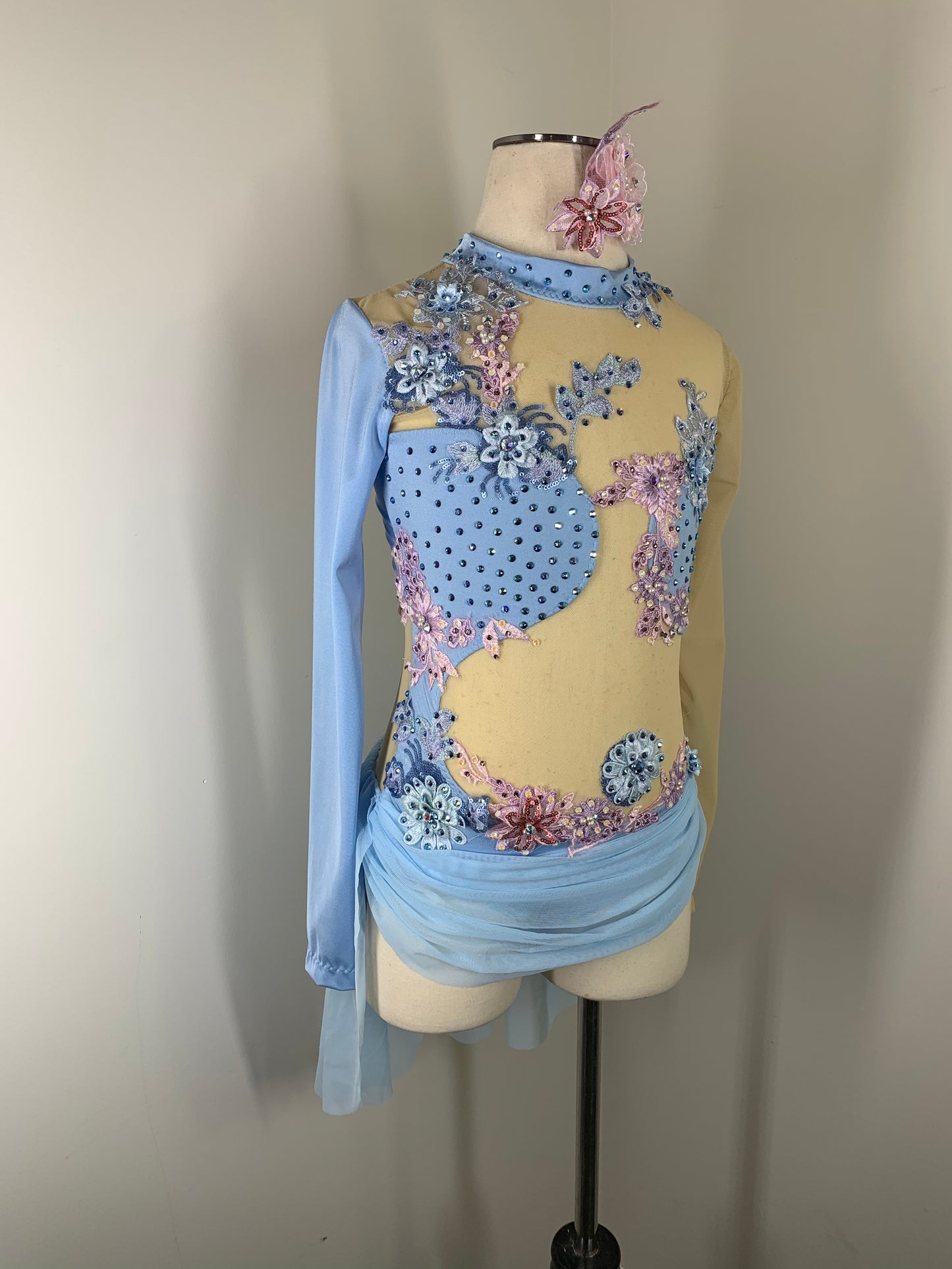 LC pink and blue dance costume
