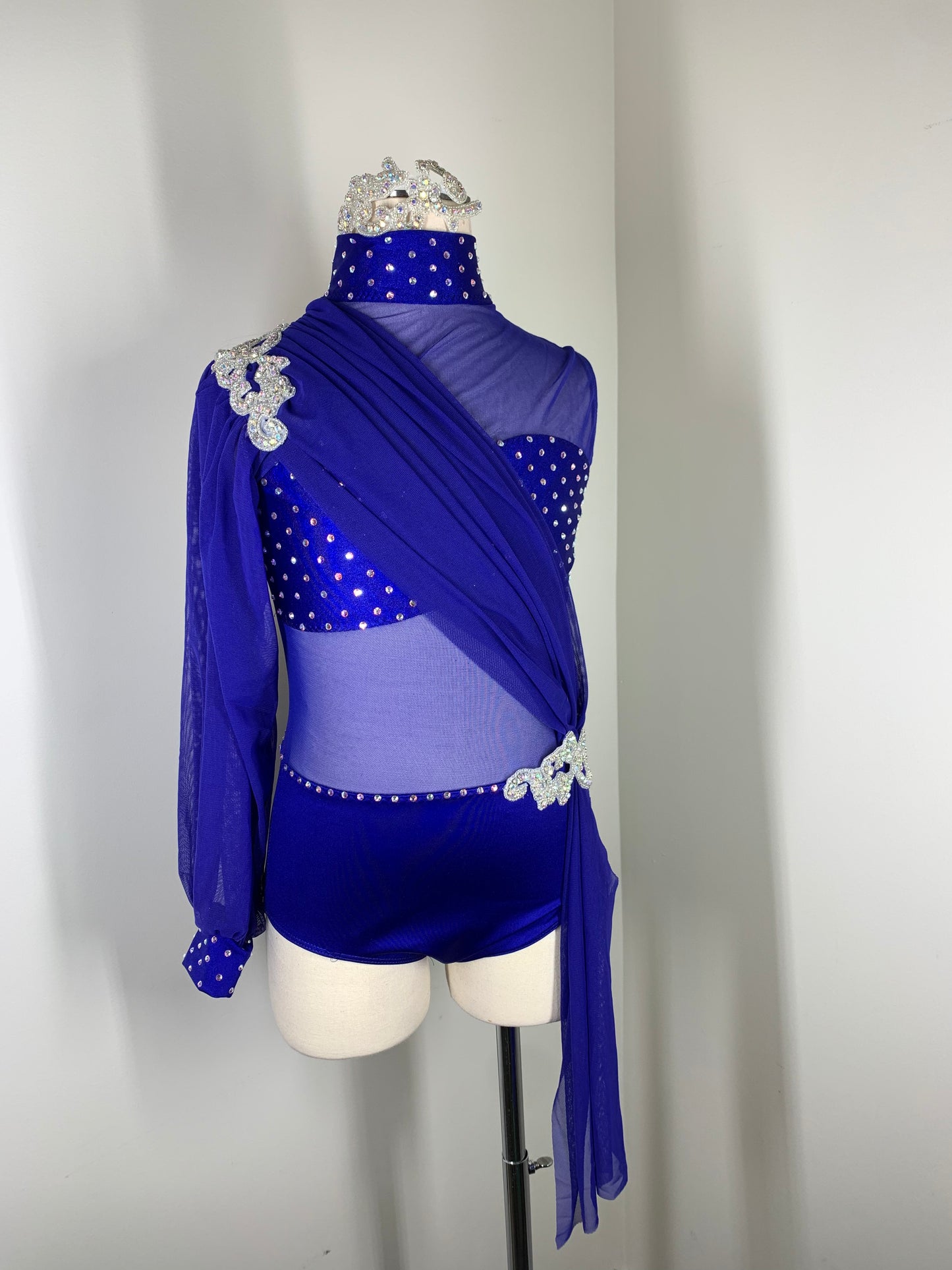 JULES Crystal applique dance costume
