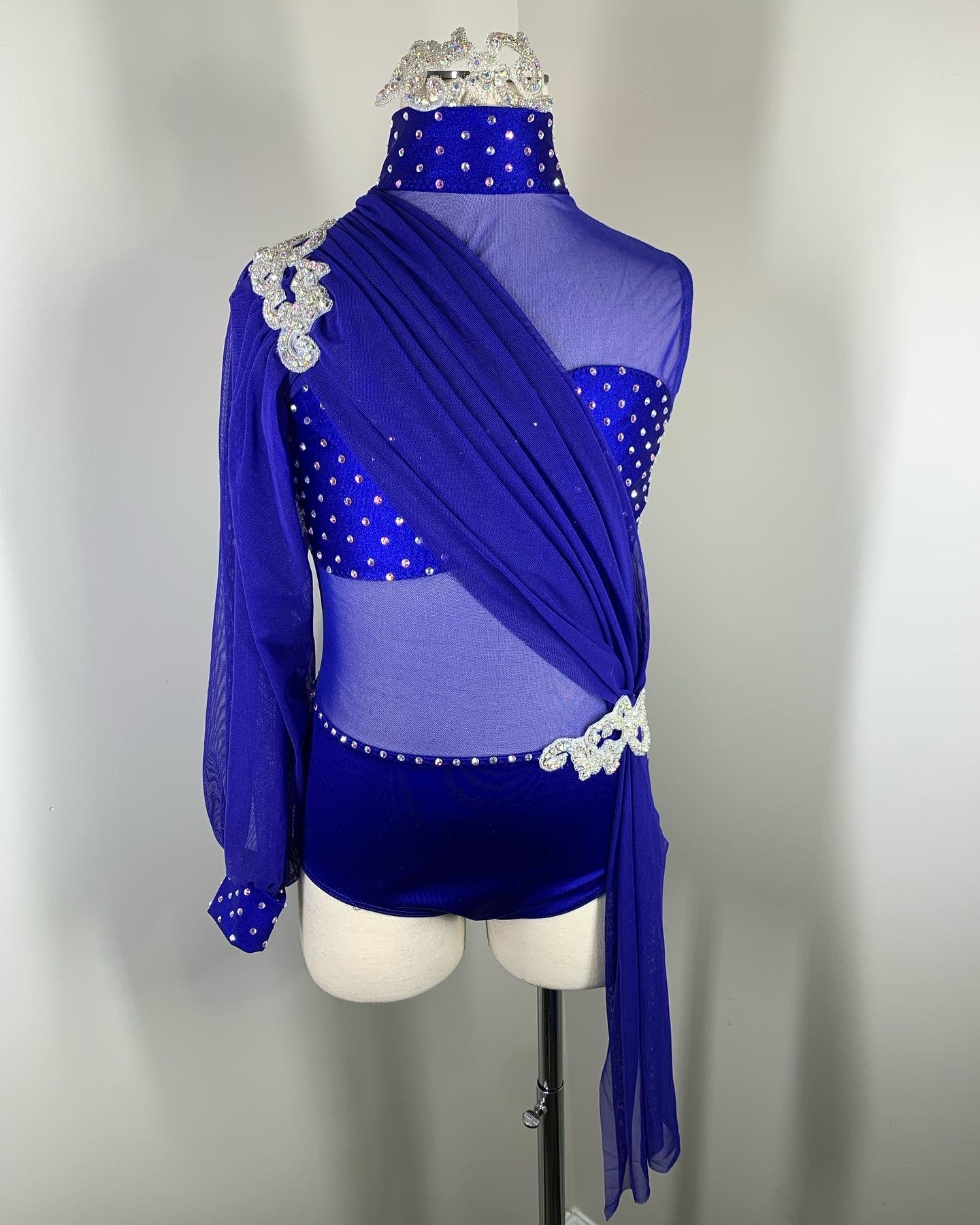 JULES Crystal applique dance costume