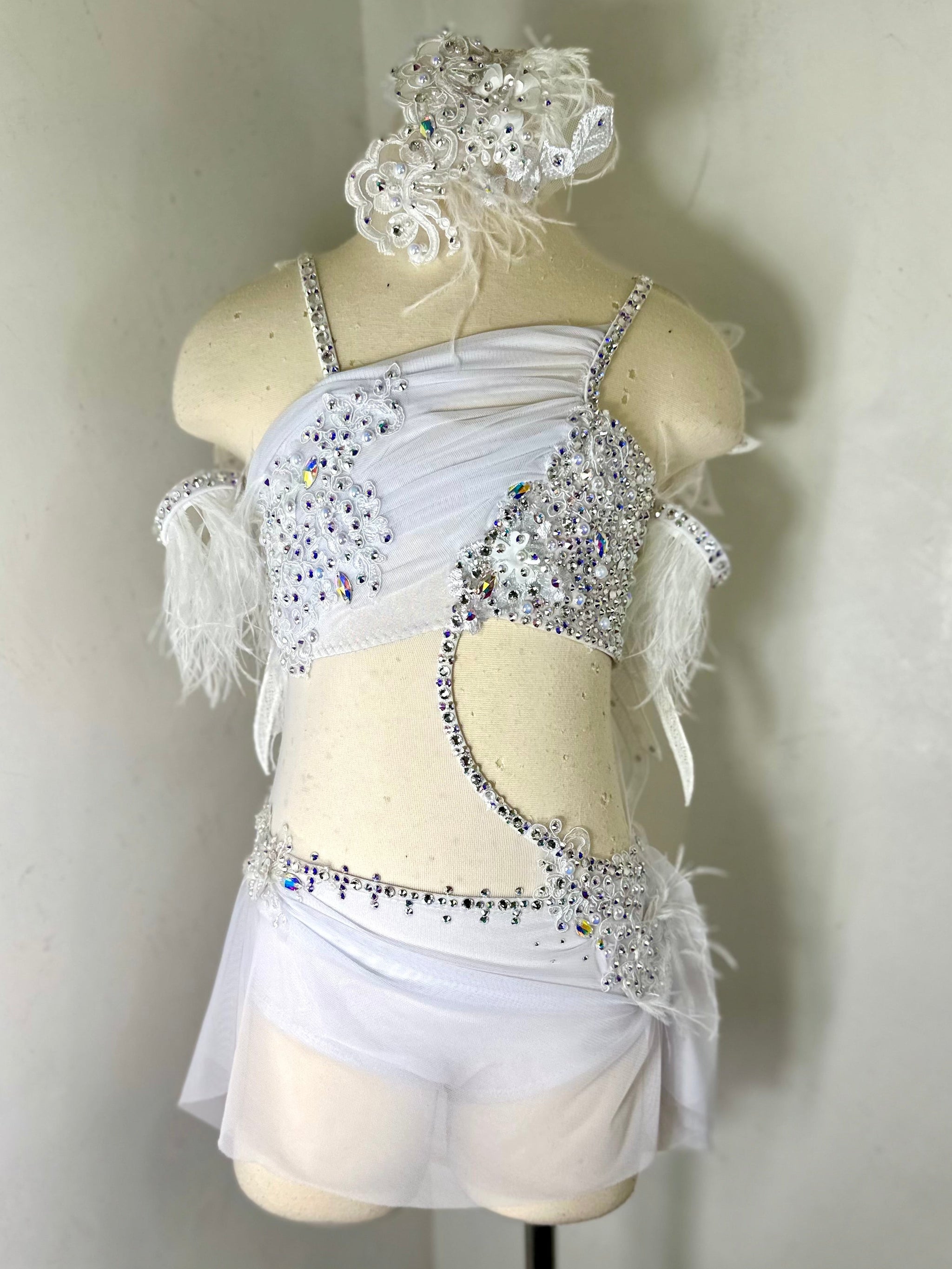 EDEN white lyrical dance dance costume