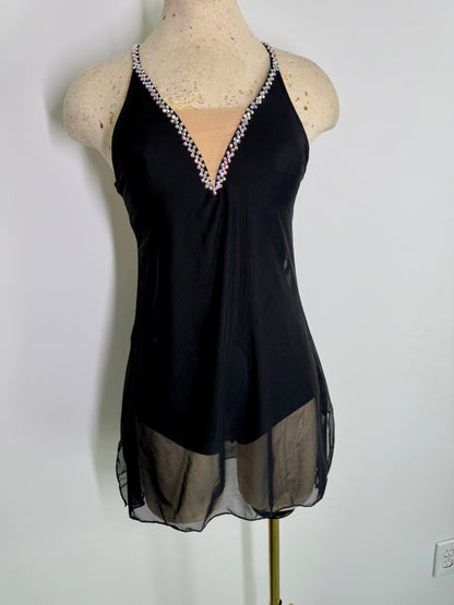JADA rhinestoned dance dress dance costume