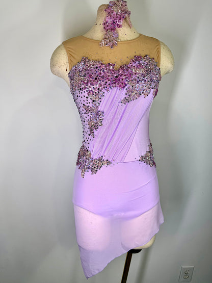 Orchid lyrical dance costume