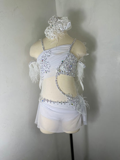 EDEN white  lyrical dance dance costume