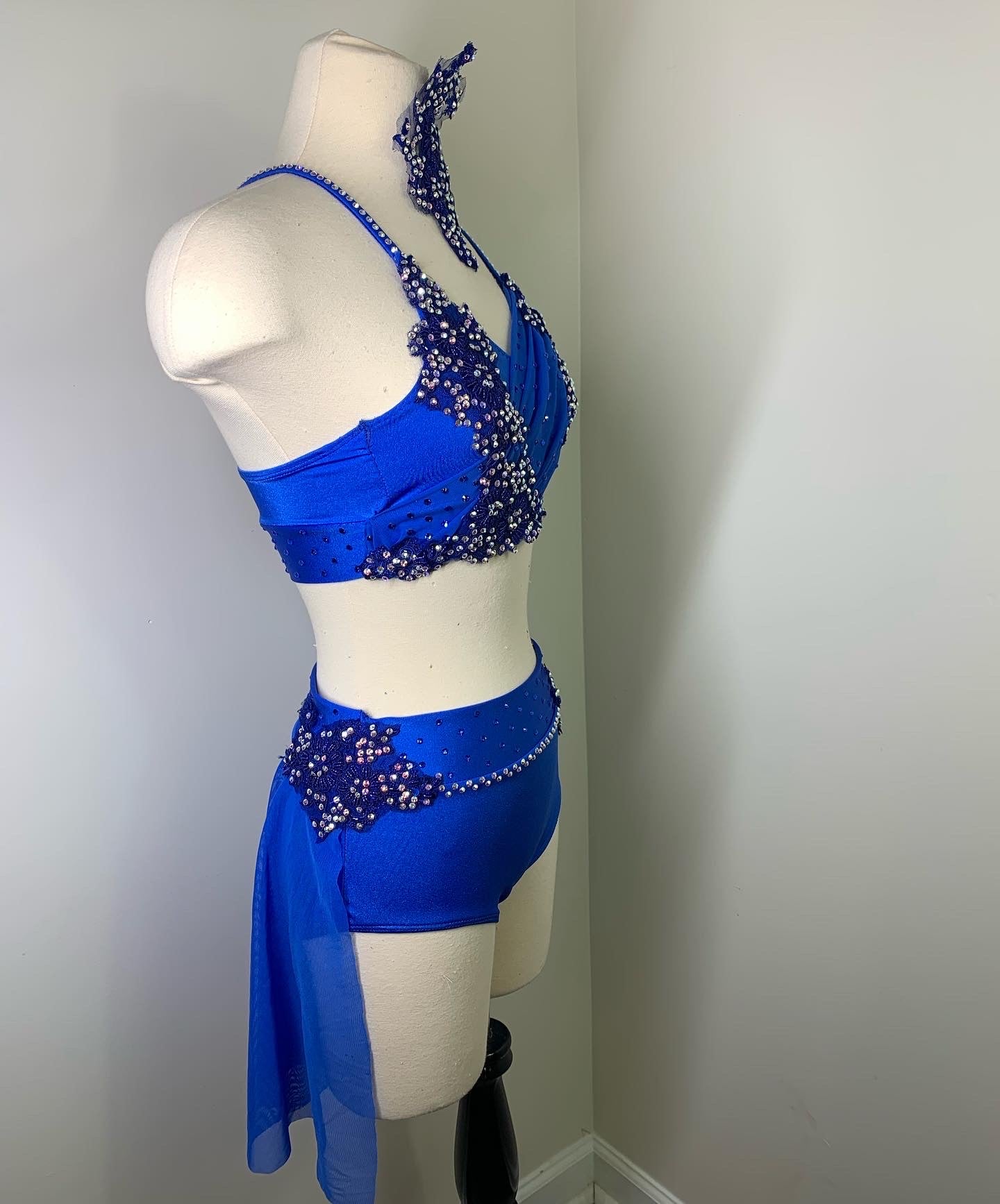 blue contemporary dance dress Jolista Sacred Lyrical Dress