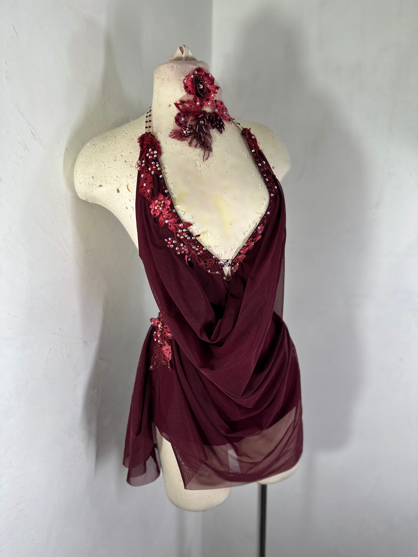 RAINA Draped lilac dance dress