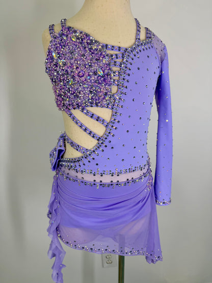 SUTTON Lilac Asymmetrical lyrical dance costume