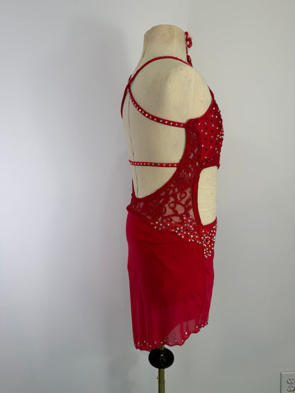 Red ready to ship DANCE costume