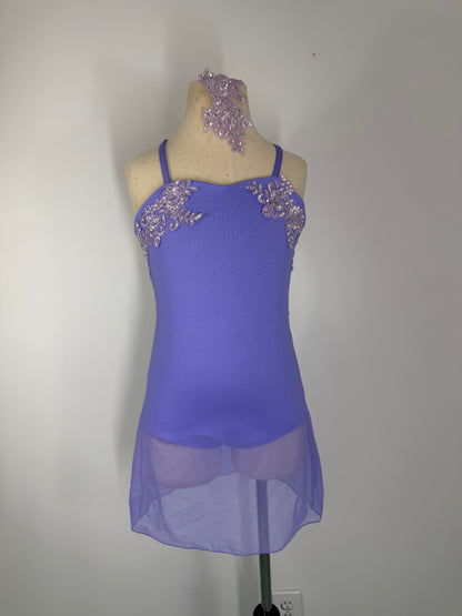 MELODY APPLIQUED DANCE DRESS without stones