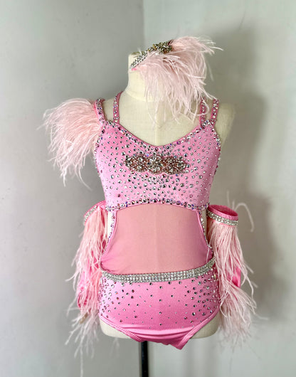 Penelope blush jazz dance costume