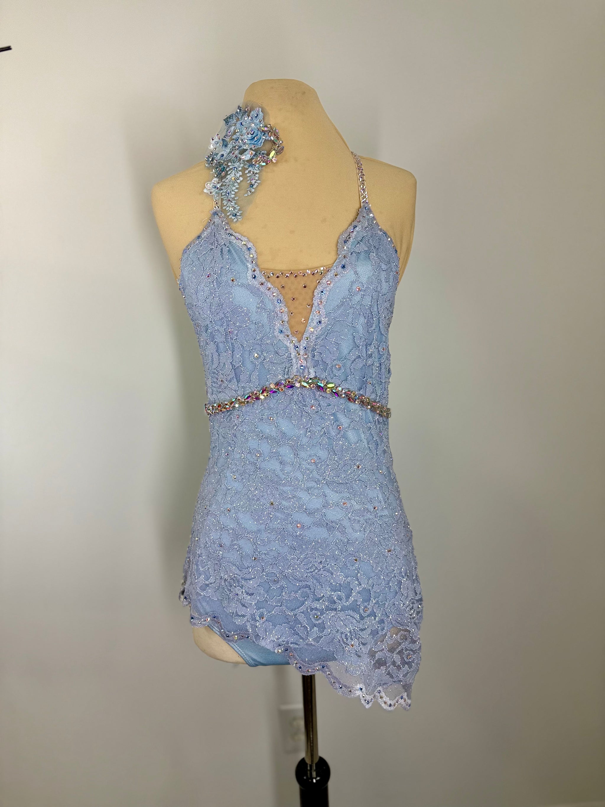 lace dress dance costume Satin Lace Slip Dress Dance Costume