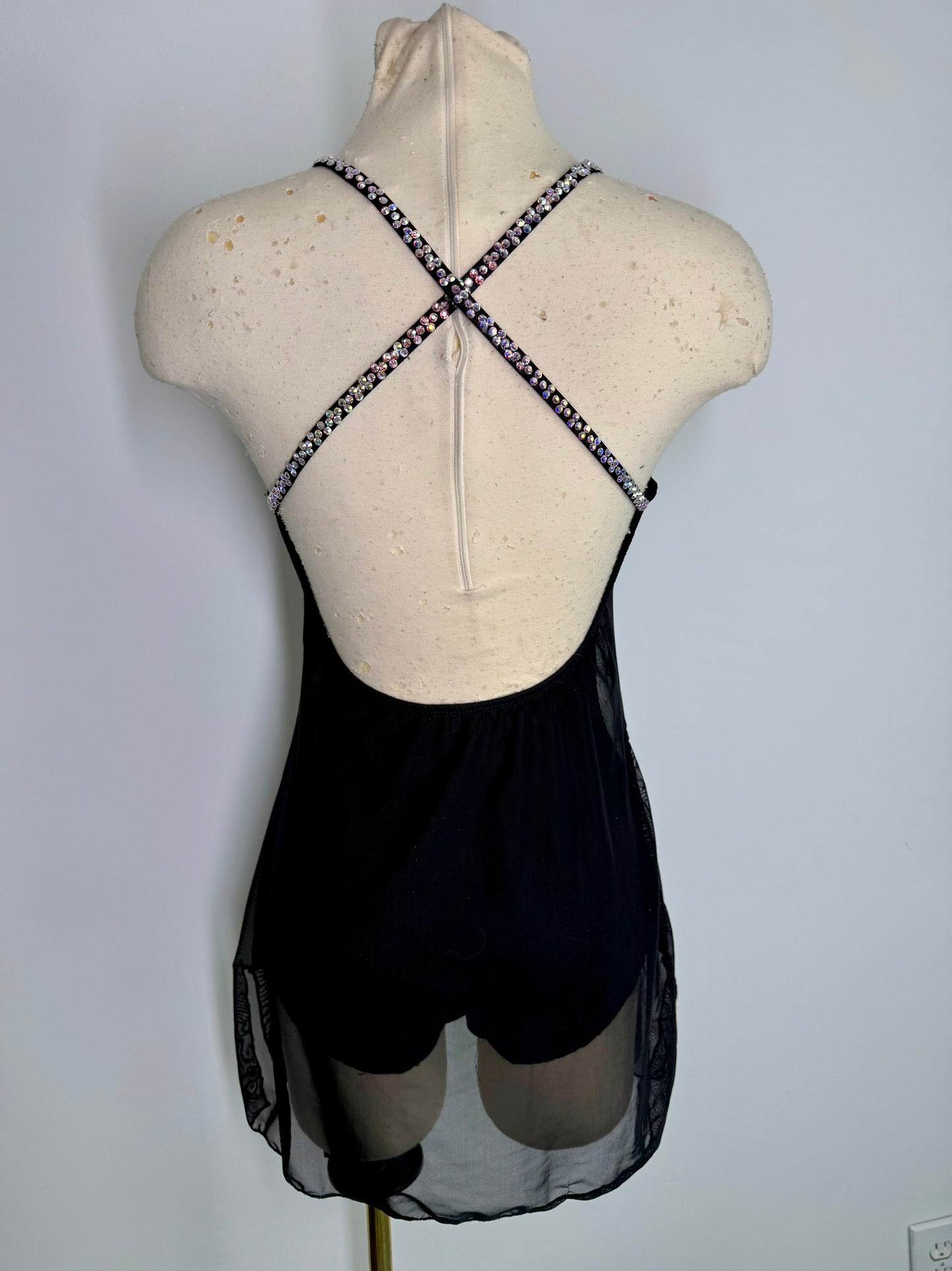 JADA rhinestoned dance dress dance costume