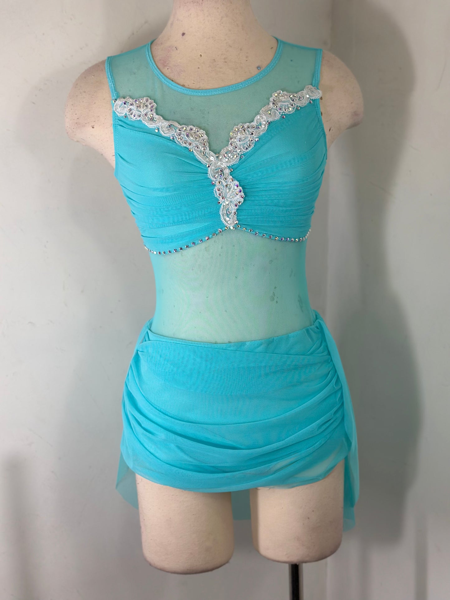 Aqua SA lyrical READY TO SHIP dance costume