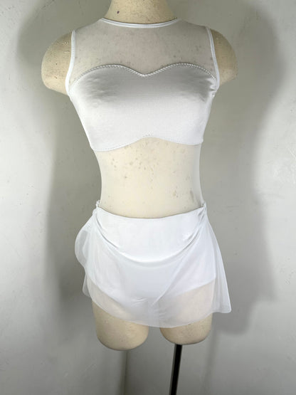 CLARA SOLID CUSTOM  DANCE DRESS COSTUME BASE