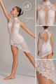 ANGELICA rhinestoned lace  Dance Costume