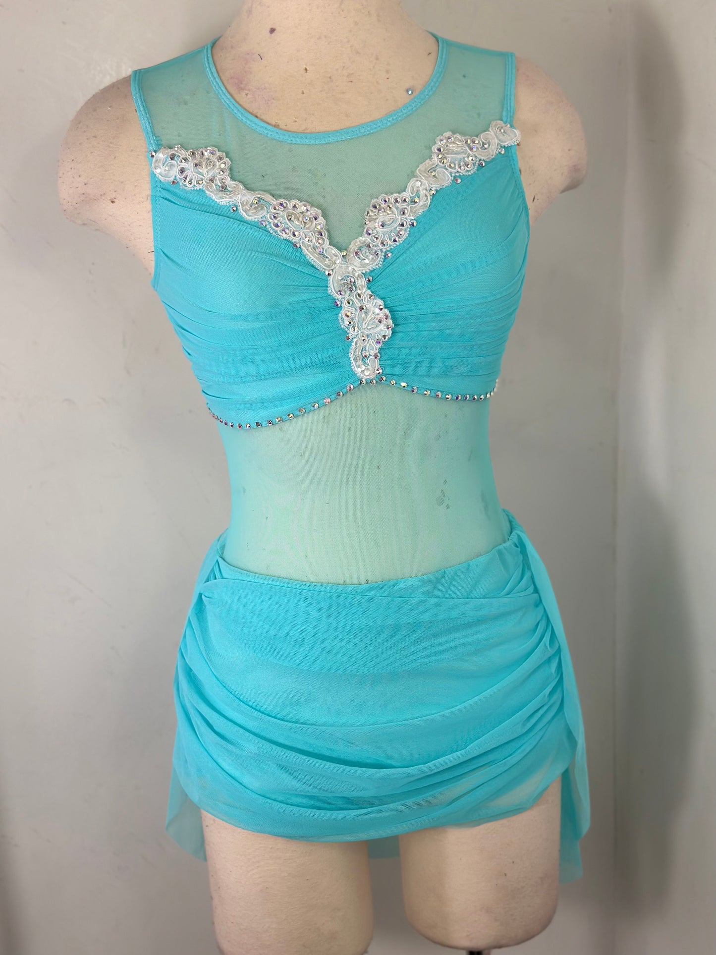Aqua SA lyrical READY TO SHIP dance costume
