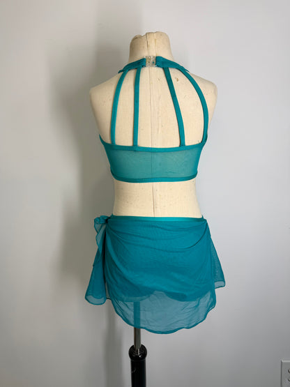 BIRDIE SOLID CUSTOM  DANCE 2 pc COSTUME BASE