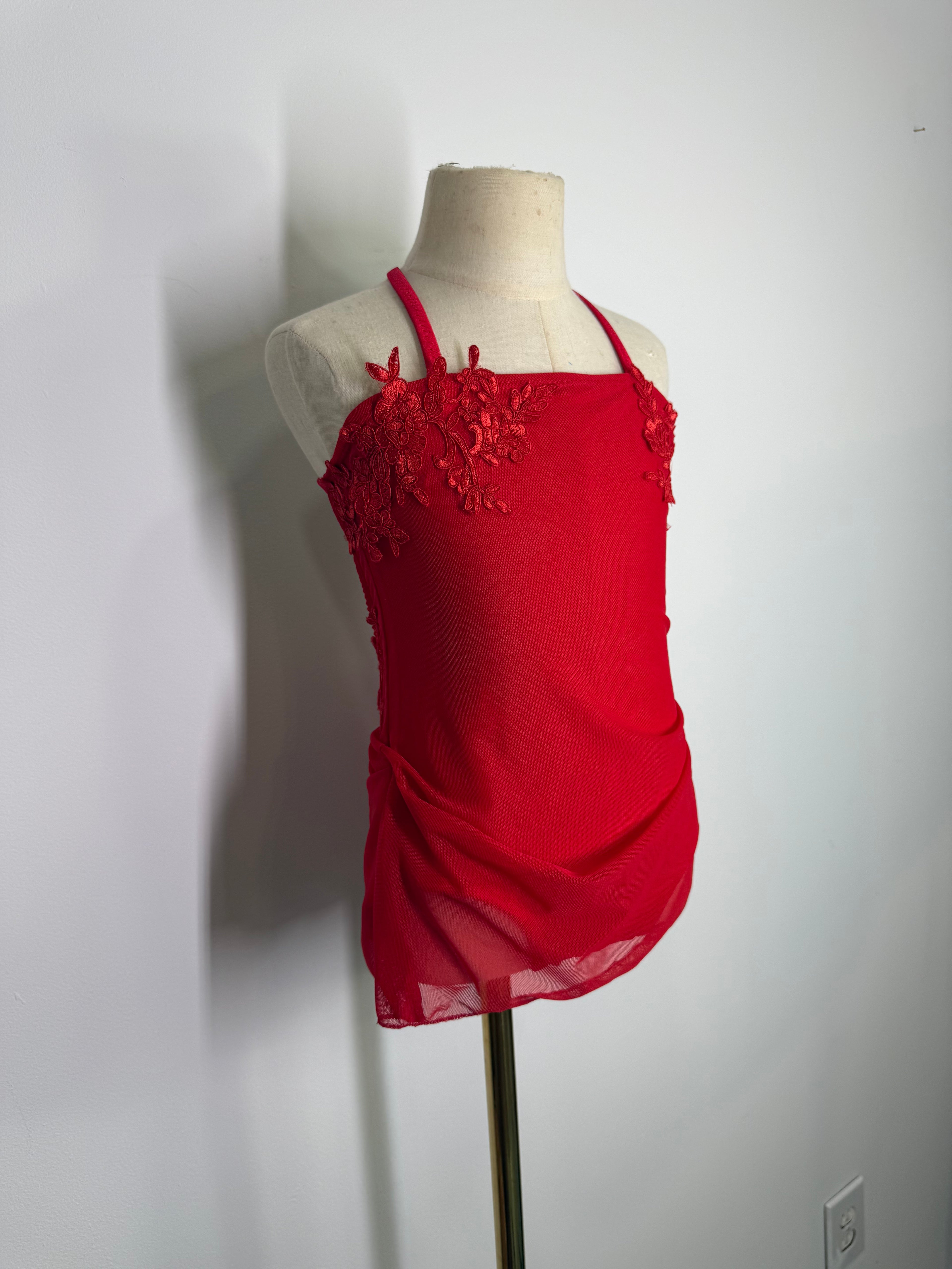 GRACE  Child appliqued dance costume