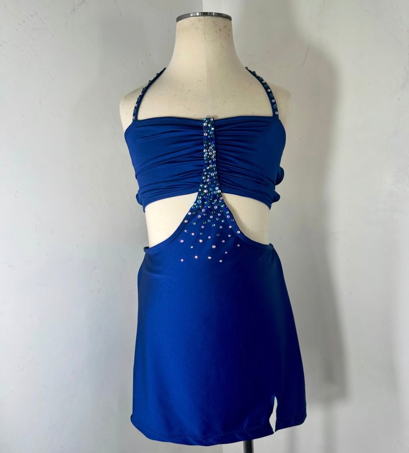 MILANA SPANDEX WINE CONTEMPORARY dance dress