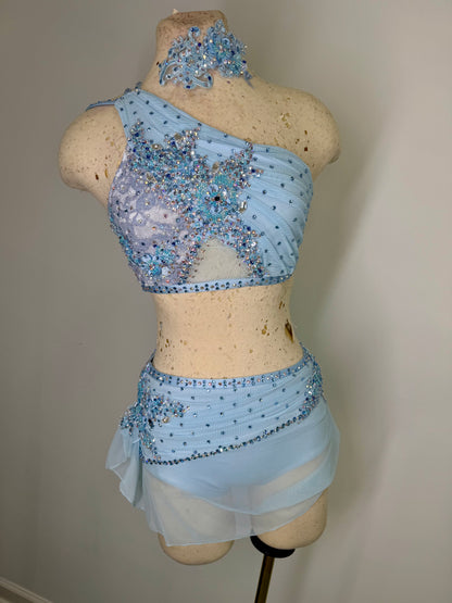 (GORGEOUS Custom Lyrical 2 pc dance costume