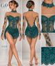 JADE rhinestoned lace Contemporary Dance Costume