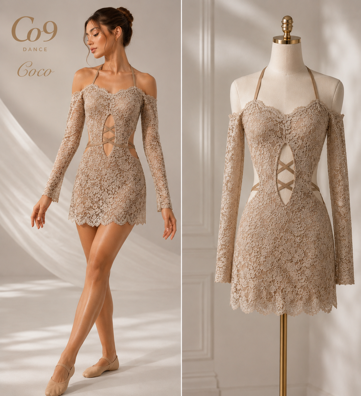 COCO lace Contemporary Dance Costume