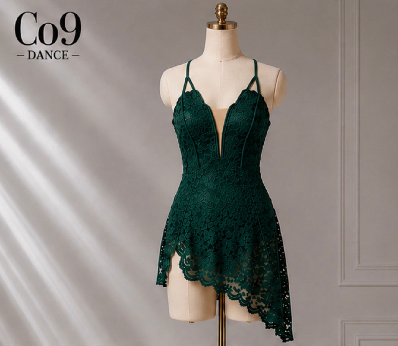 BALSAM Sparkly lace contemporary dance costume