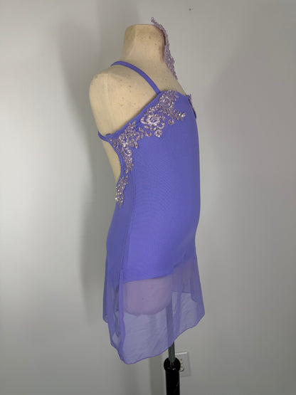 MELODY APPLIQUED DANCE DRESS without stones