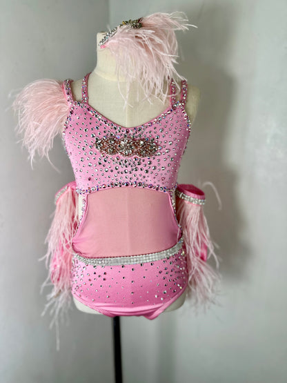 Penelope blush jazz dance costume
