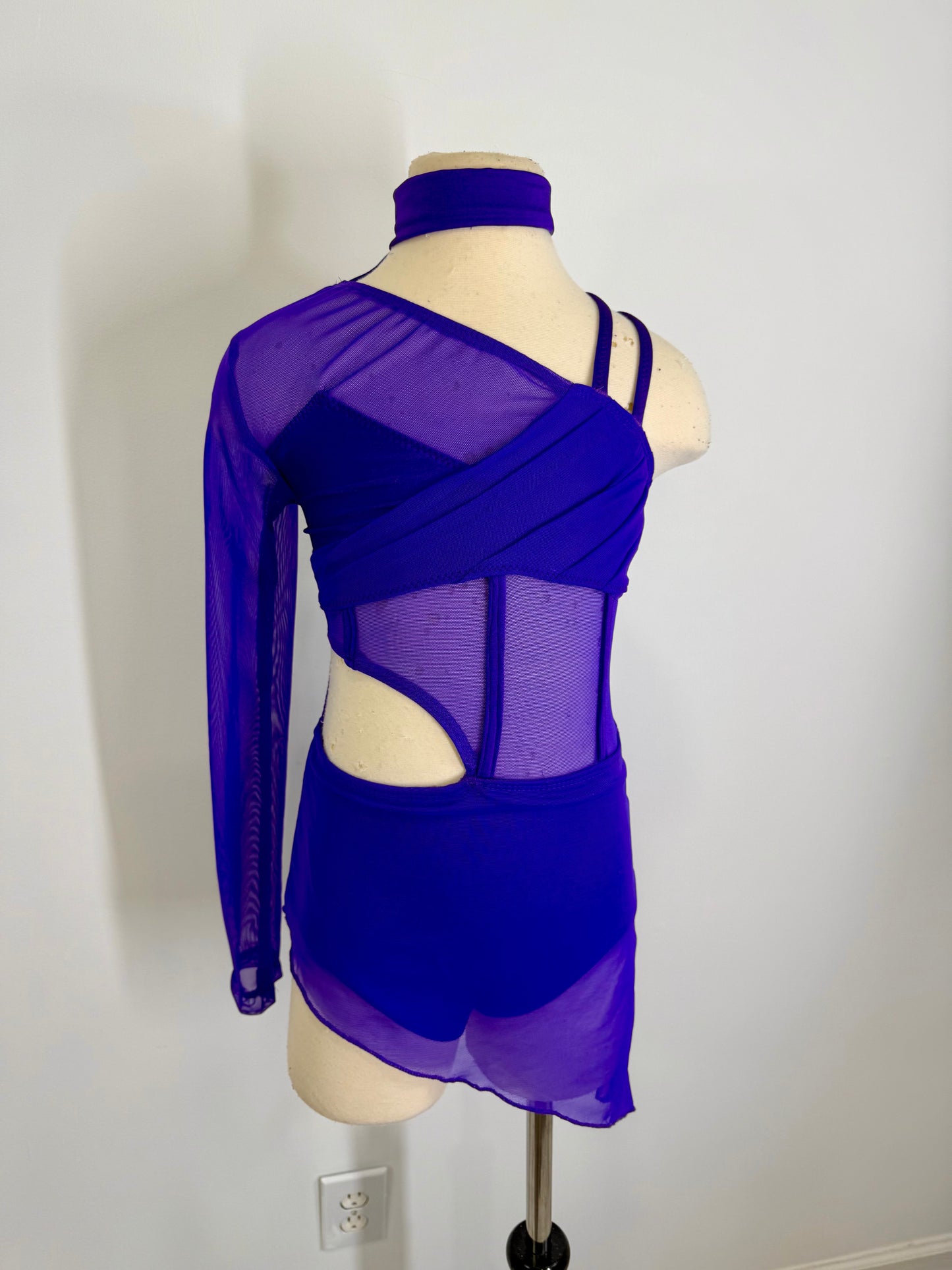 Deep Purple Contemporary or Jazz Dance Base Custom Costume