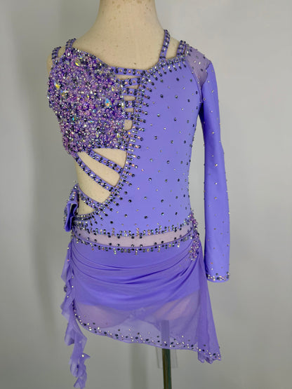 SUTTON Lilac Asymmetrical lyrical dance costume