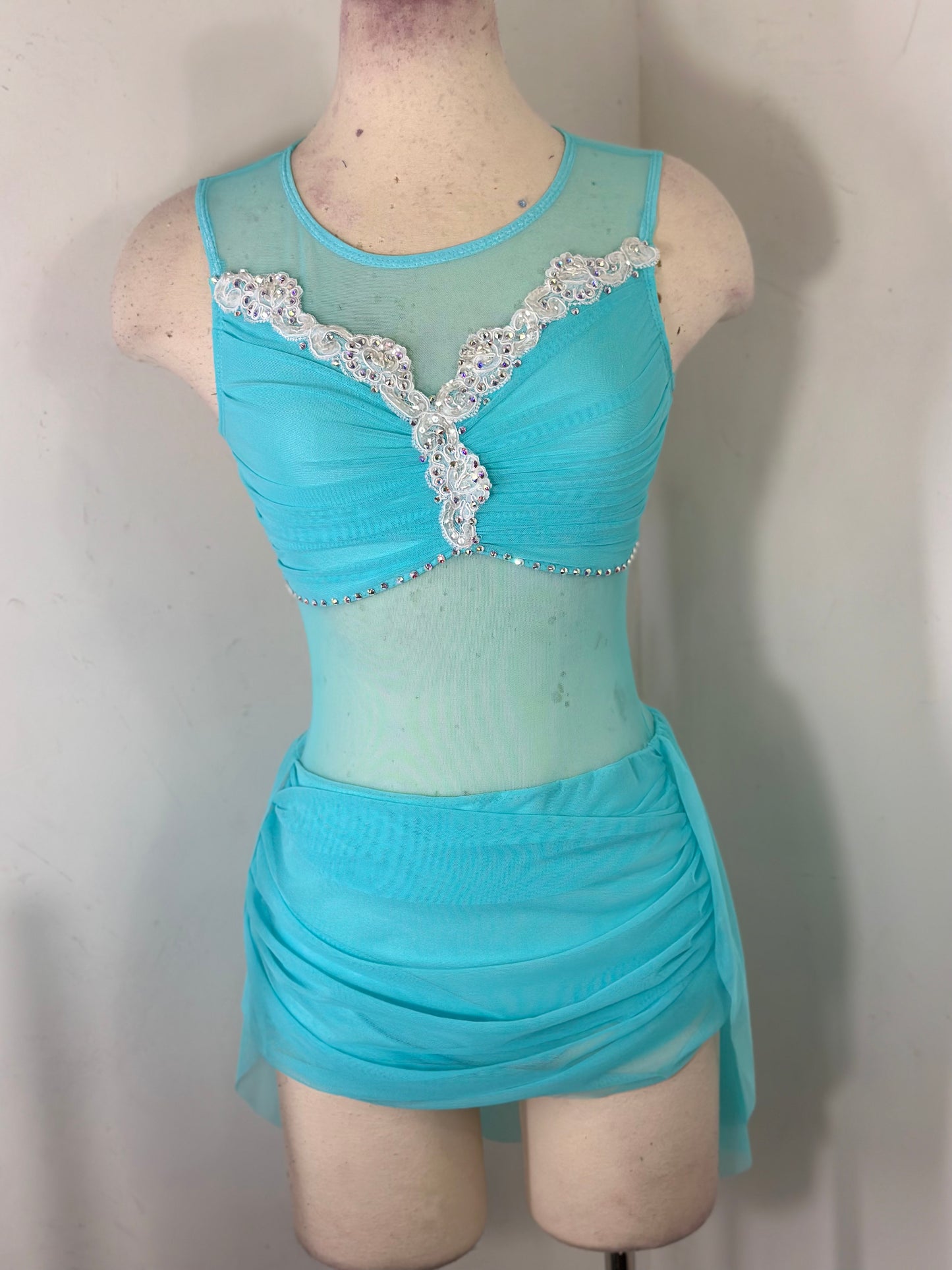 Aqua SA lyrical READY TO SHIP dance costume