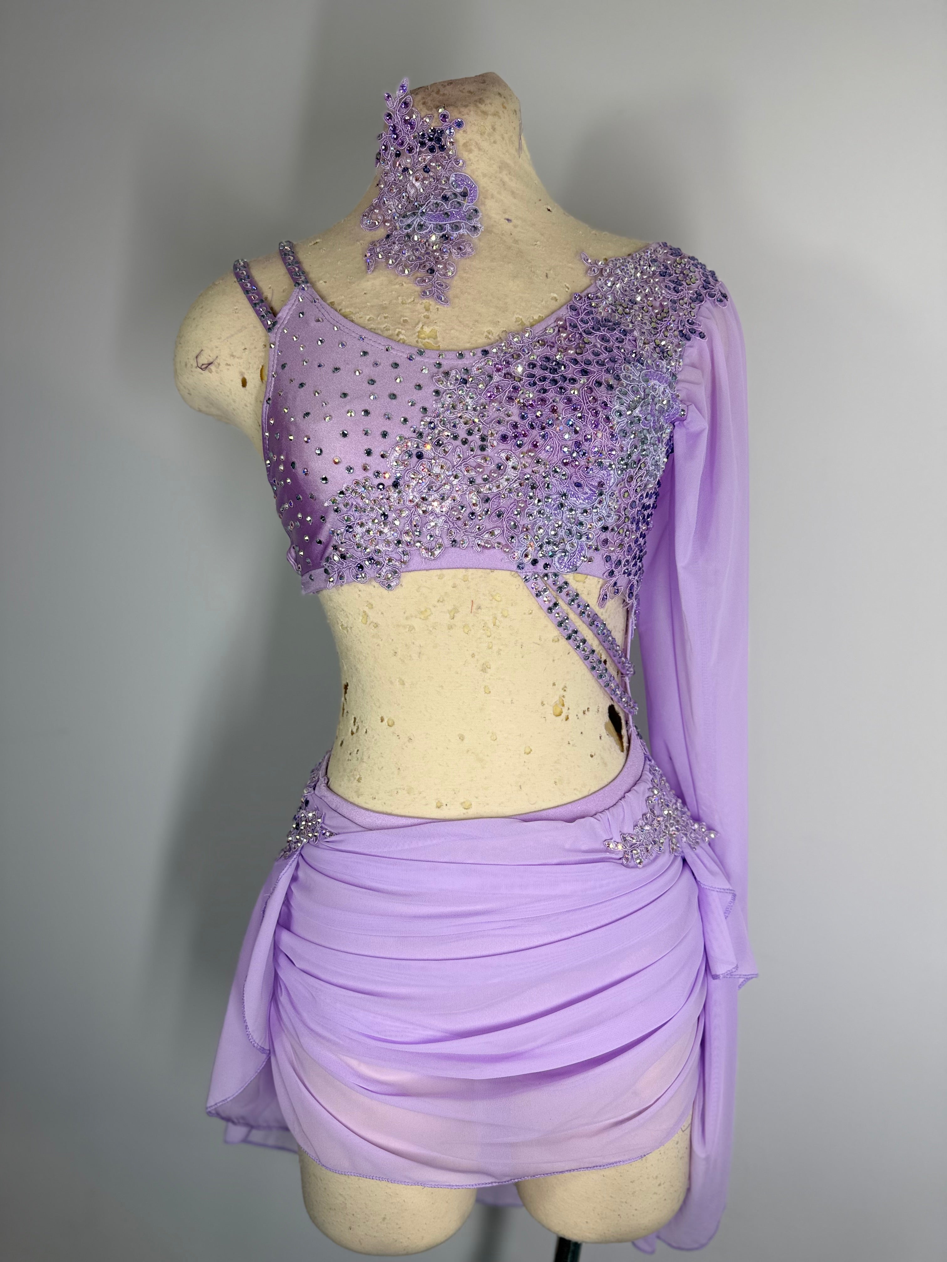 LULU pale orchid lyrical dance costume