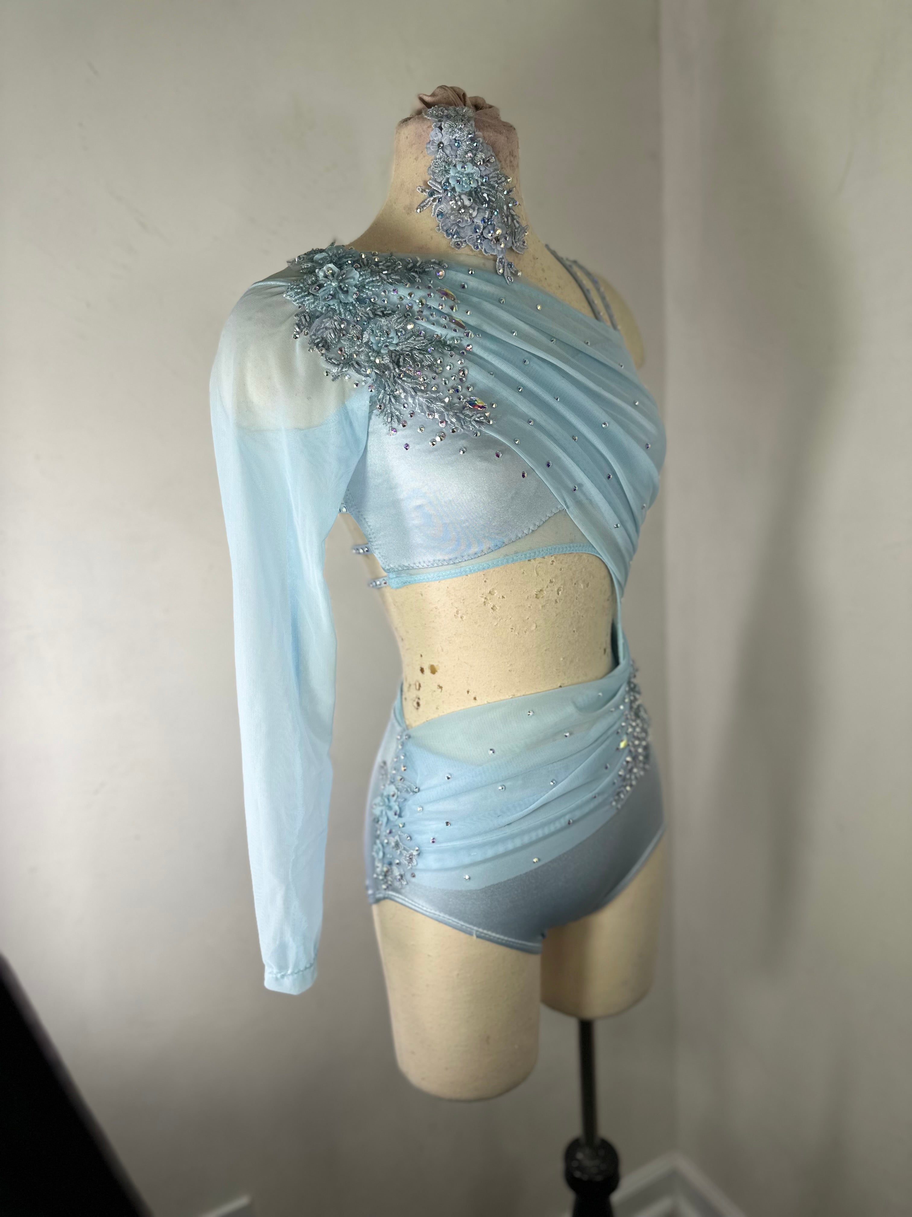 SKYE CONTEMPORARY DRAPED dance costume