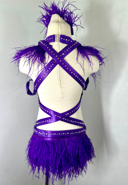 Purple LC Jazz Dance Costume ready to ship