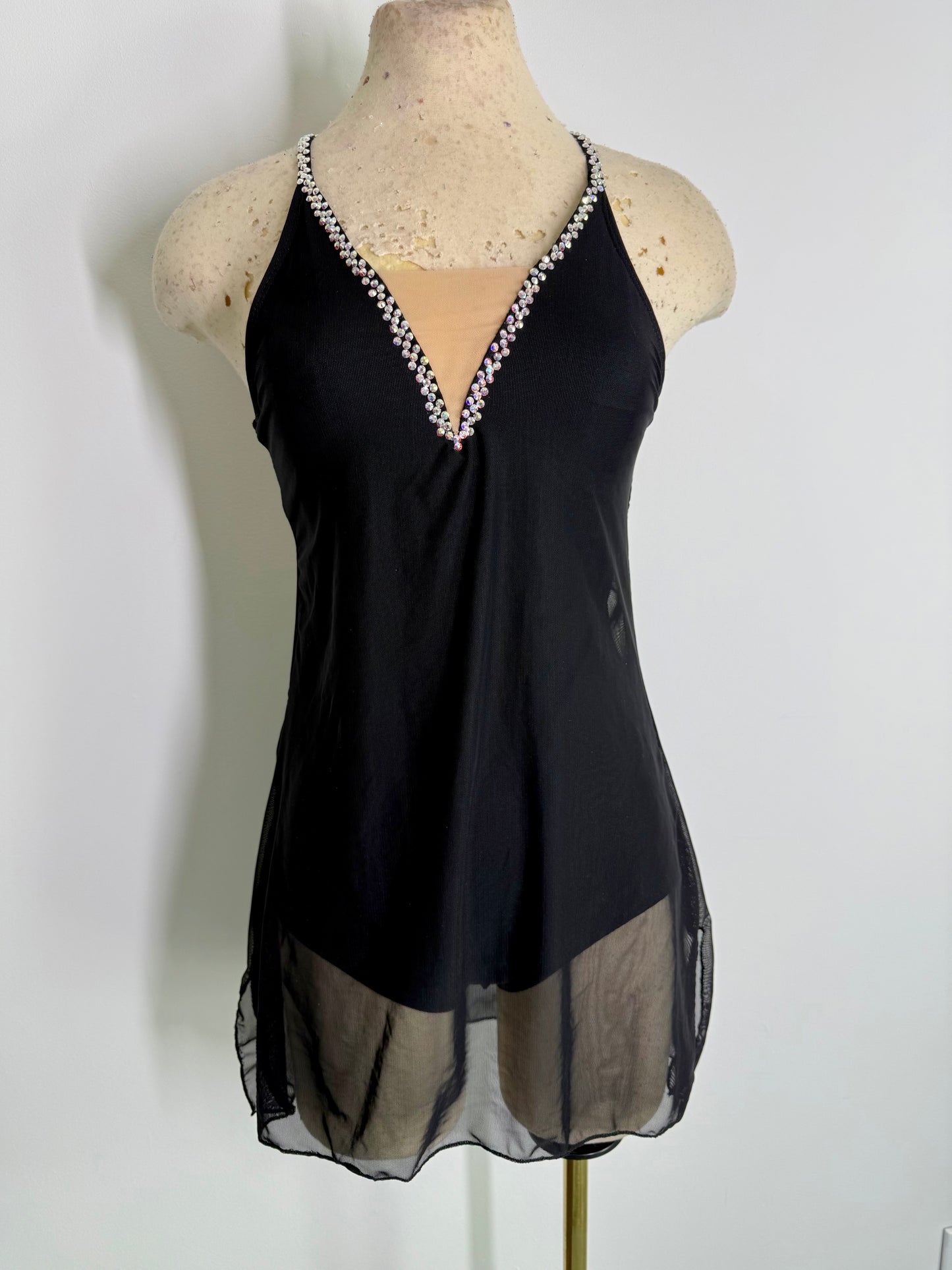 JADA rhinestoned dance dress dance costume
