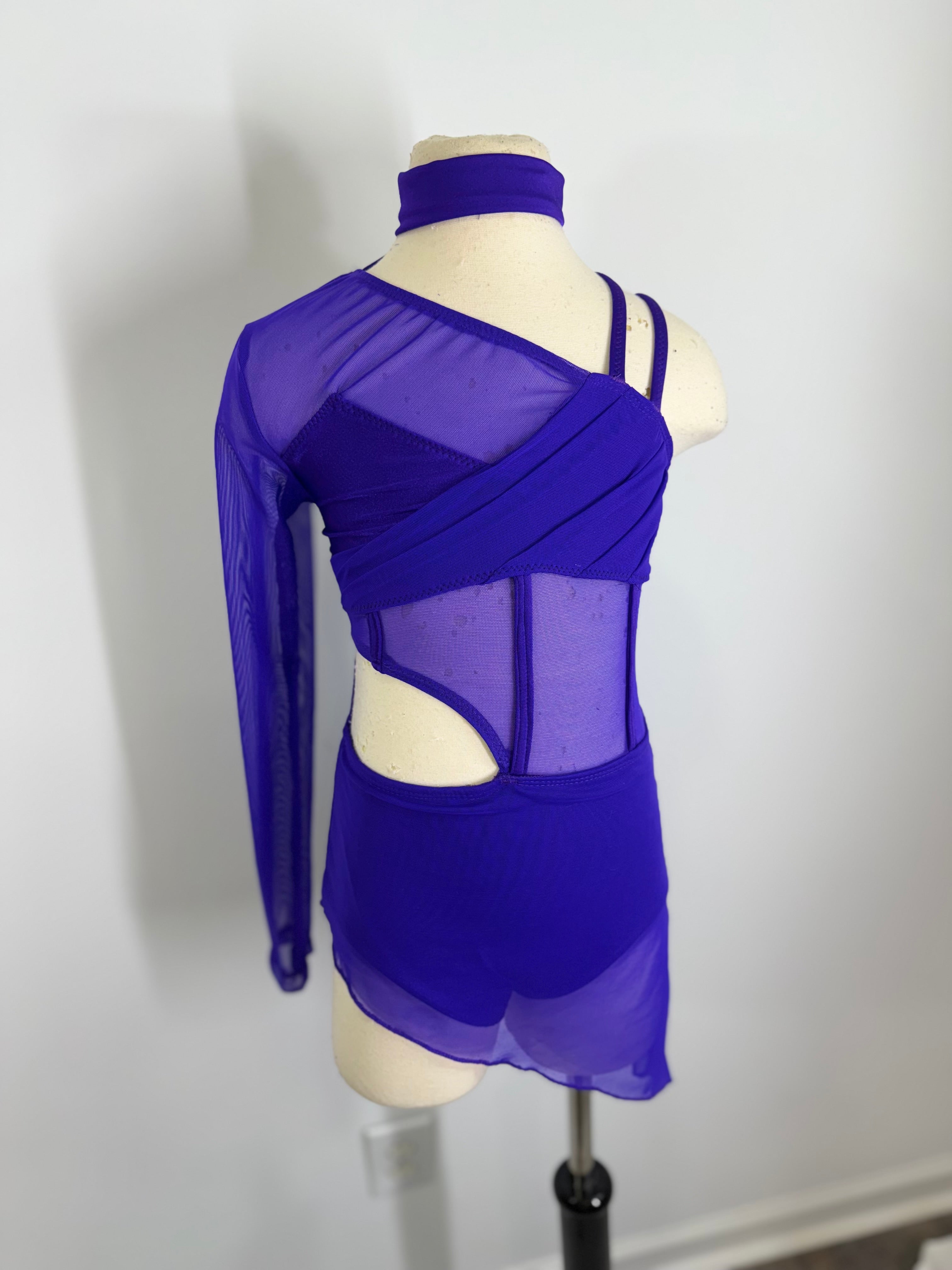 Deep Purple Contemporary or Jazz Dance Base Custom Costume