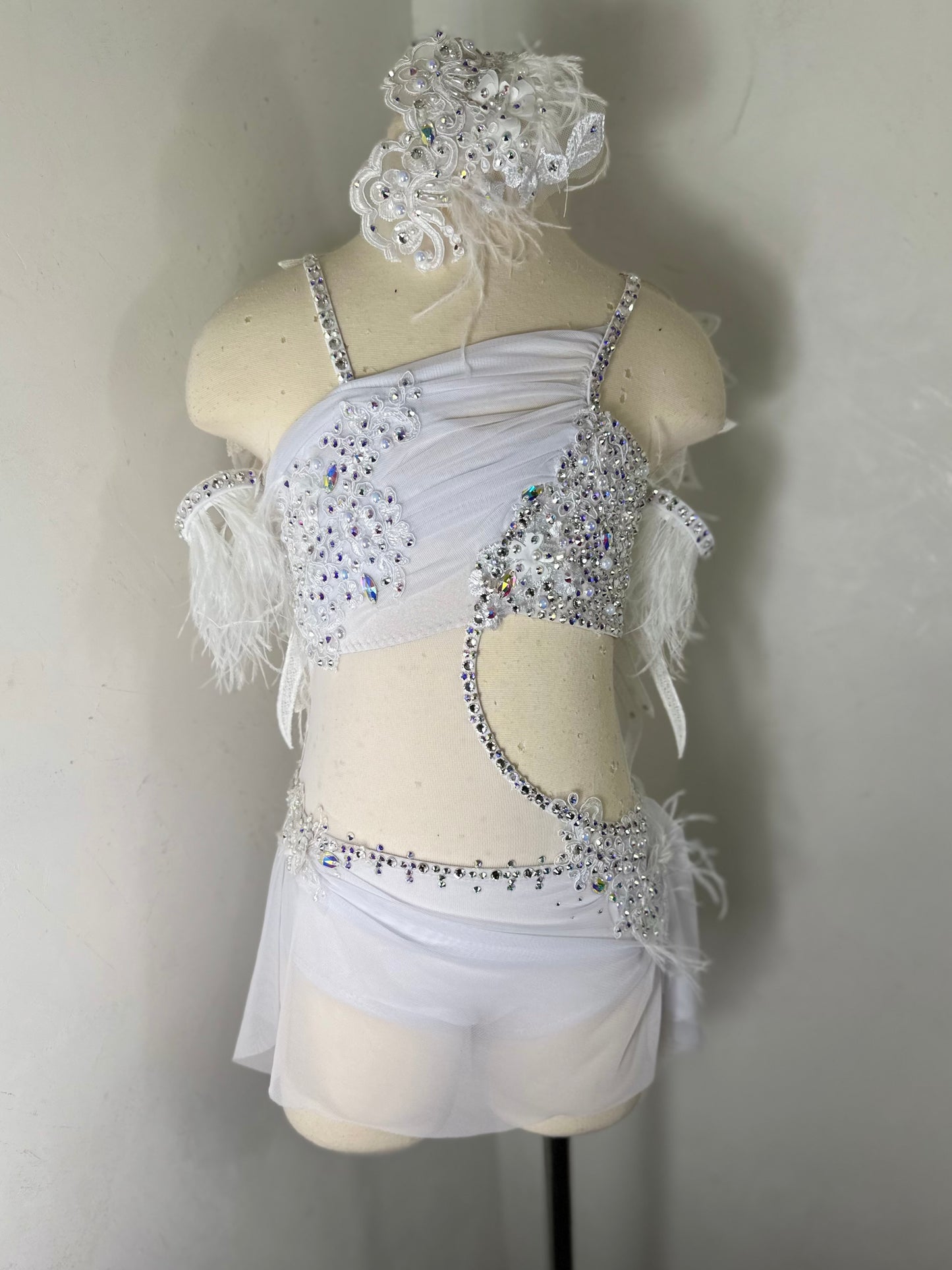EDEN white  lyrical dance dance costume