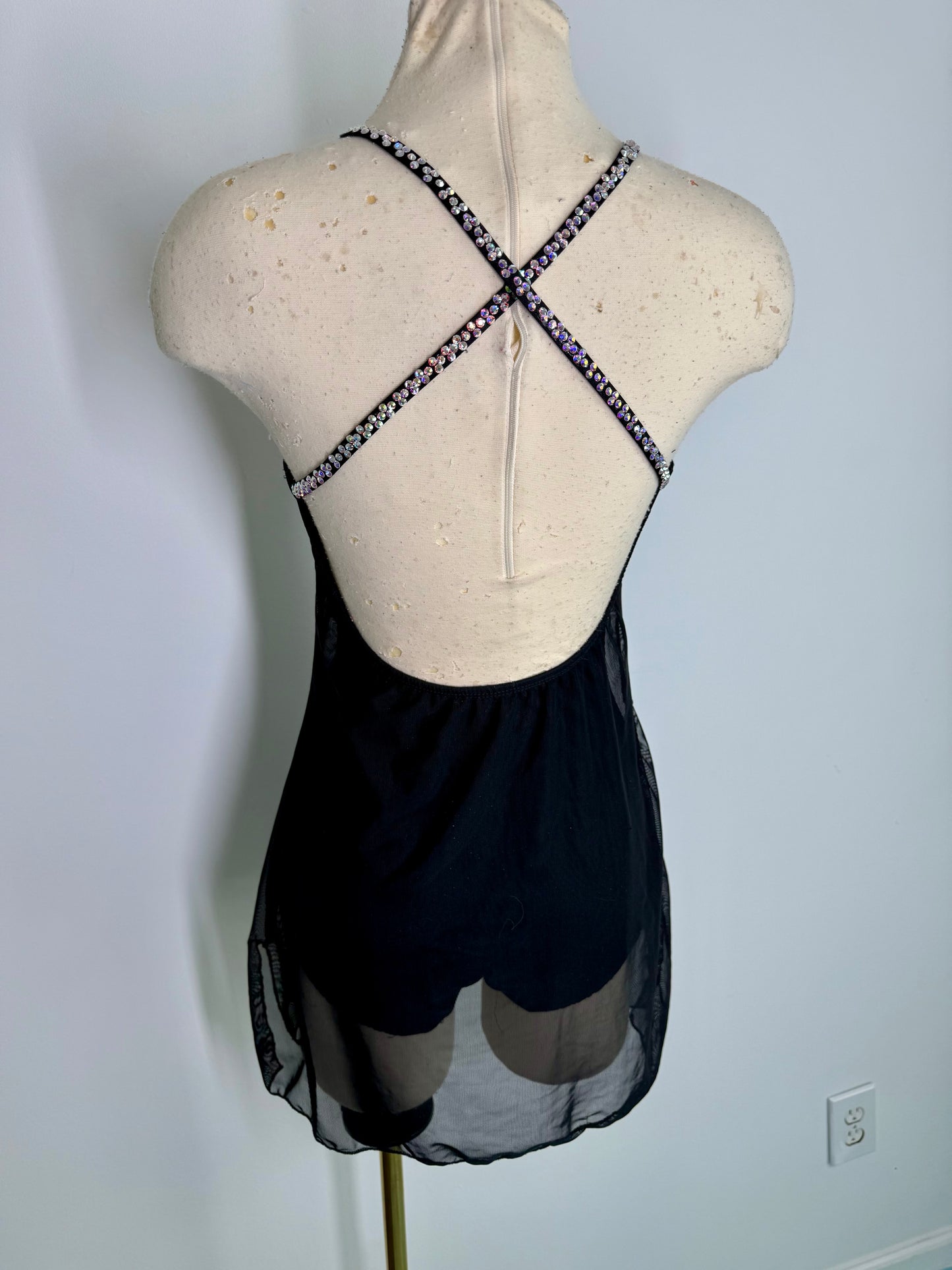 JADA rhinestoned dance dress dance costume