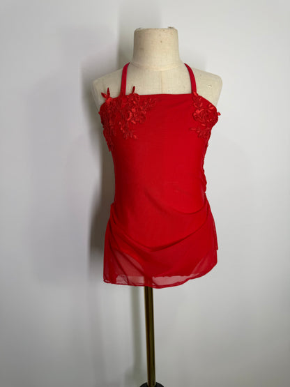 GRACE  Child appliqued dance costume