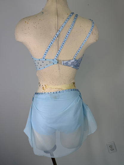 (GORGEOUS Custom Lyrical 2 pc dance costume