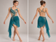 ALICENT LyricalDRAPED dance costume