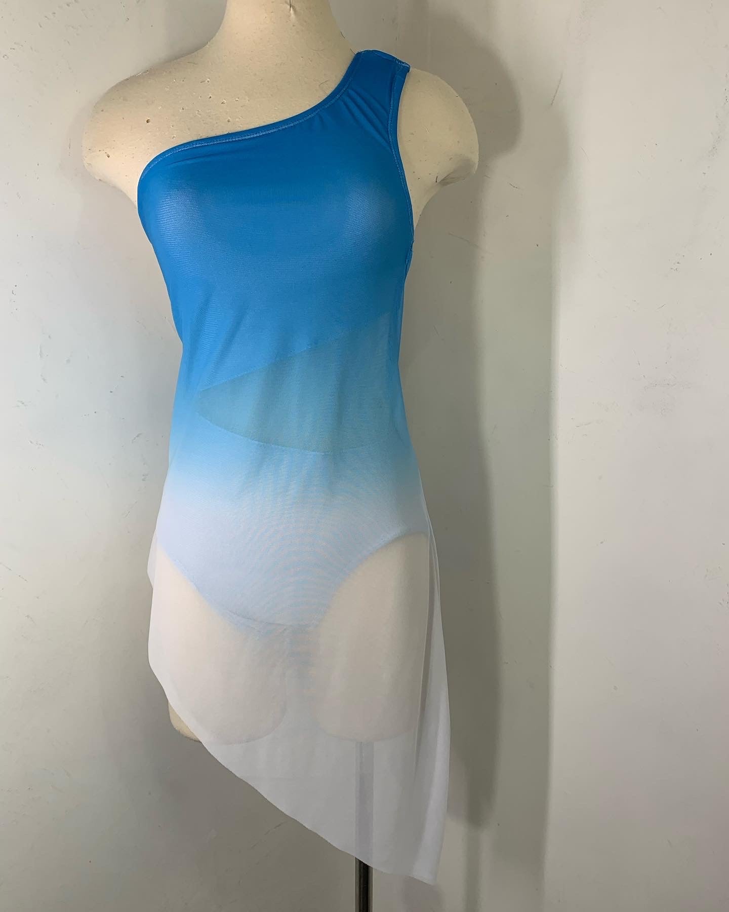 NAVY ASSYMETRICAL DANCE DRESS