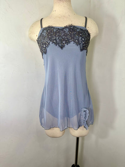 Grey  Lyrical DANCE DRESS