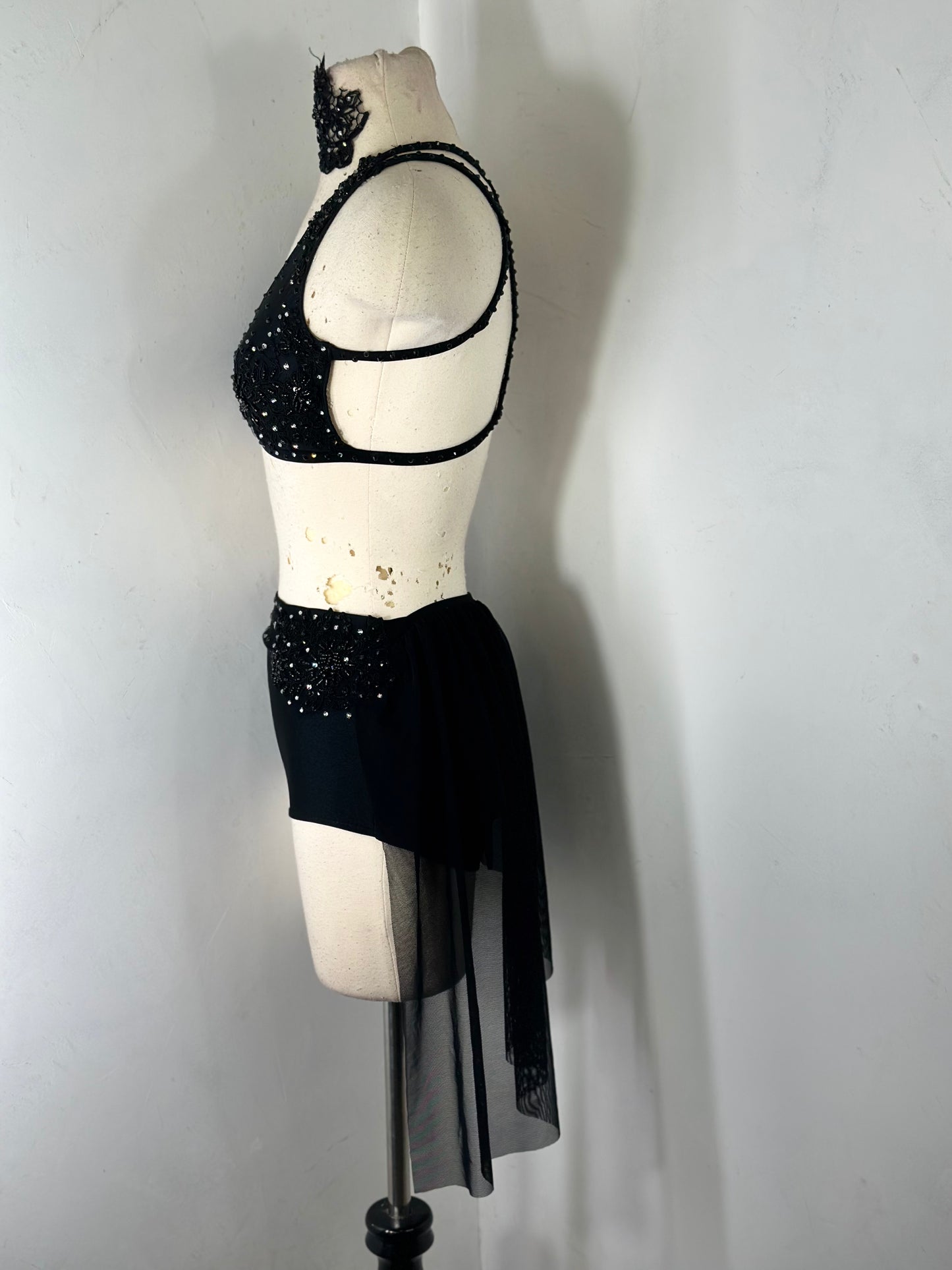 SA dramatic black SA lyrical dance costume